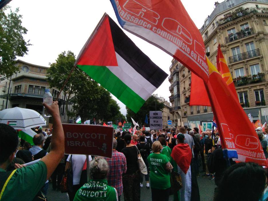 Soutien à la résistance du peuple palestinien !Stop à l’impunité d’Israël !Stop à la complicité du gouvernement français !