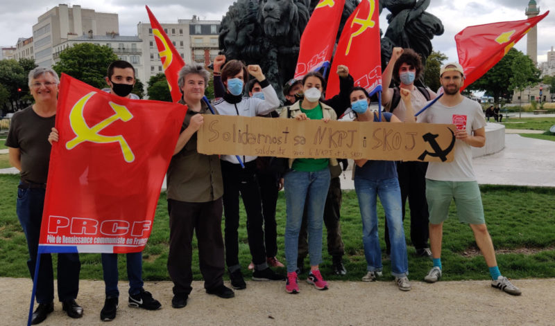 Le socialisme, la seule sortie, solidarité avec les camarades serbes interdits d’élections.