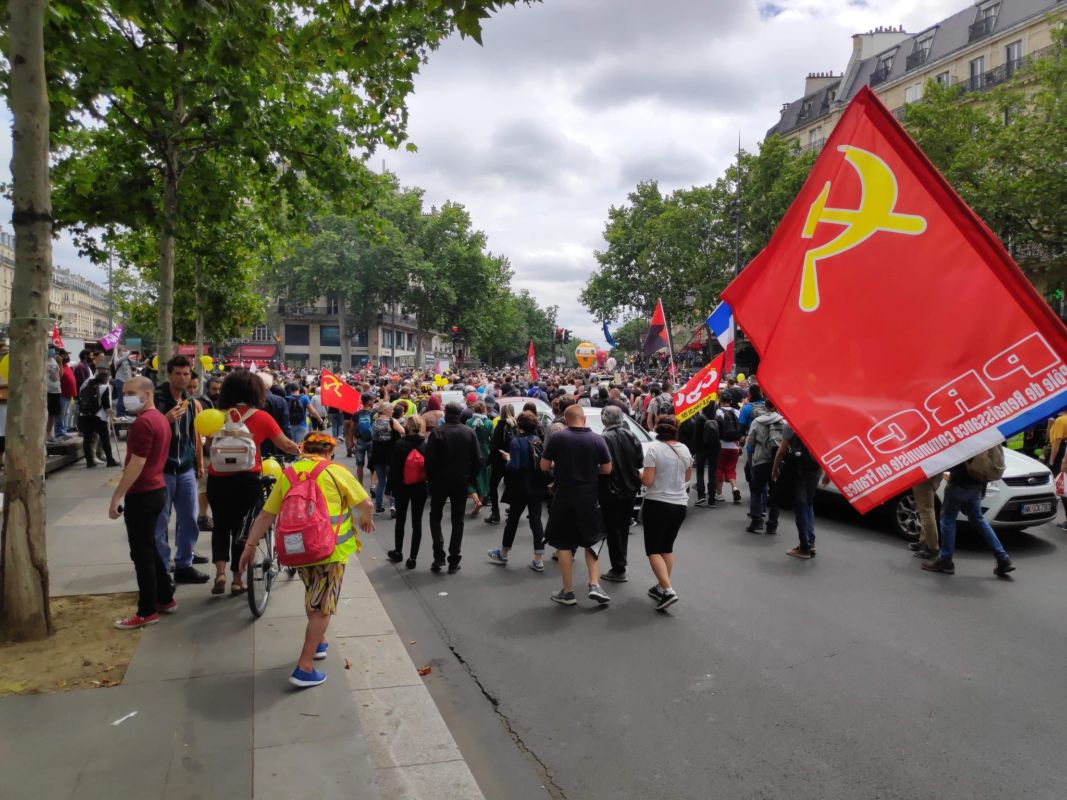 14 juillet 2020 : le PRCF au cœur des luttes parisiennes.