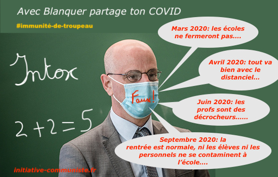 Avec Blanquer, partage ton #COVID-19 à l’école !
