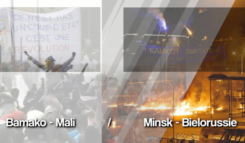 Le Mali et la Biélorussie, symptôme de la “démocratie” à géométrie variable.
