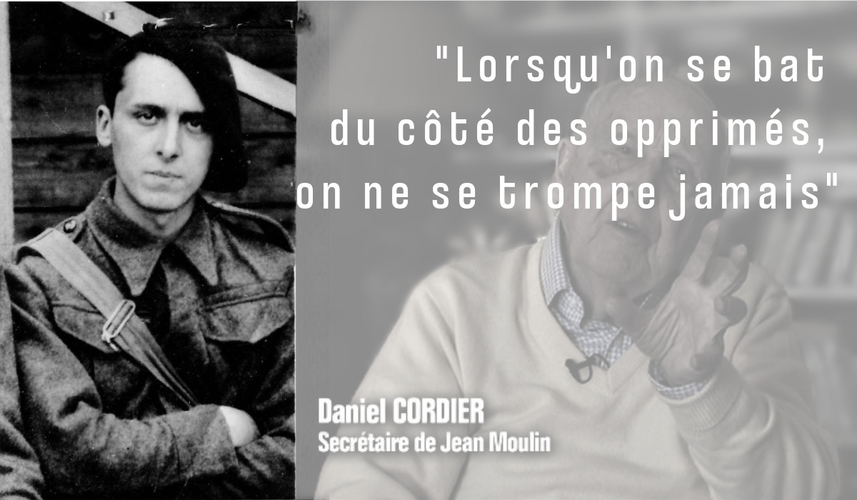 DÉCÈS DE DANIEL CORDIER : Hommage au dernier compagnon de la libération, mais aussi refus indigné du négationnisme anticommuniste régnant honteusement en matière de mémoire résistante !