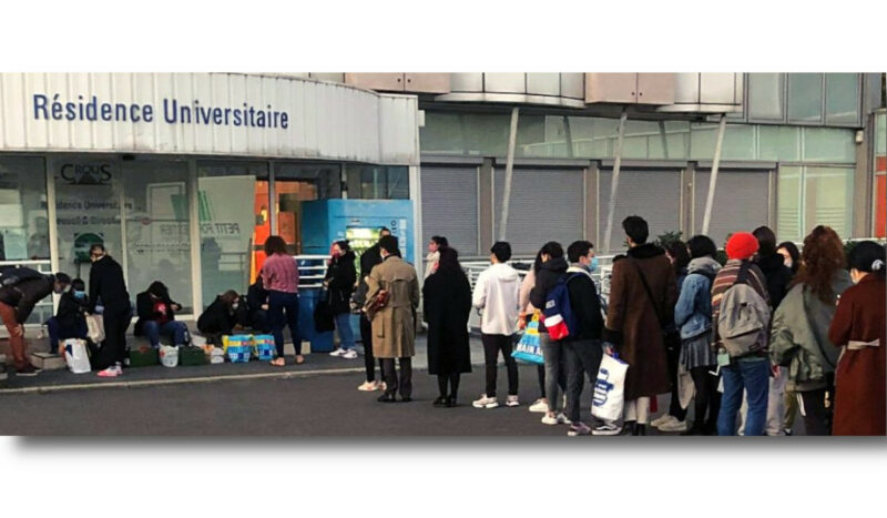 TRISTE CONSÉQUENCE DE L’ABANDON DES ÉTUDIANTS PAR MACRON ET SON GOUVERNEMENT