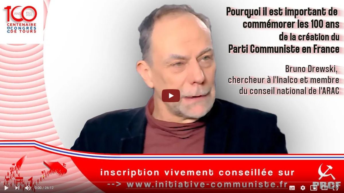 Pourquoi c’est important de commémorer les #100ansduCongrèsdeTours – entretien avec Bruno Drweski