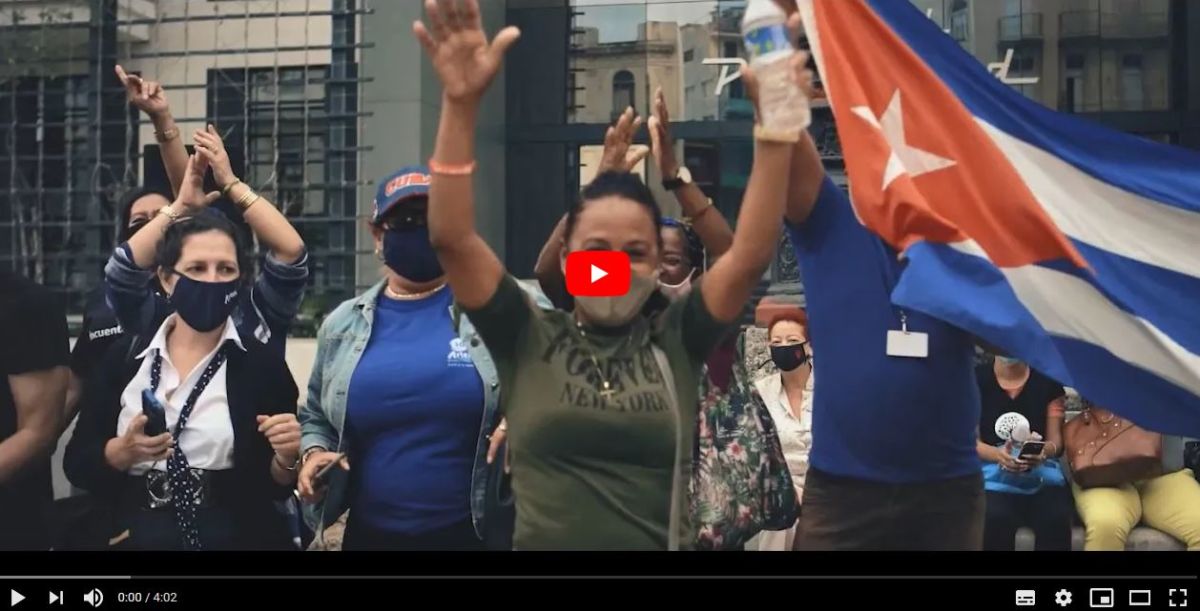 Ne t’en prends pas à Cuba : le peuple cubain réplique en dansant et chantant aux nouvelles agressions de Washington.