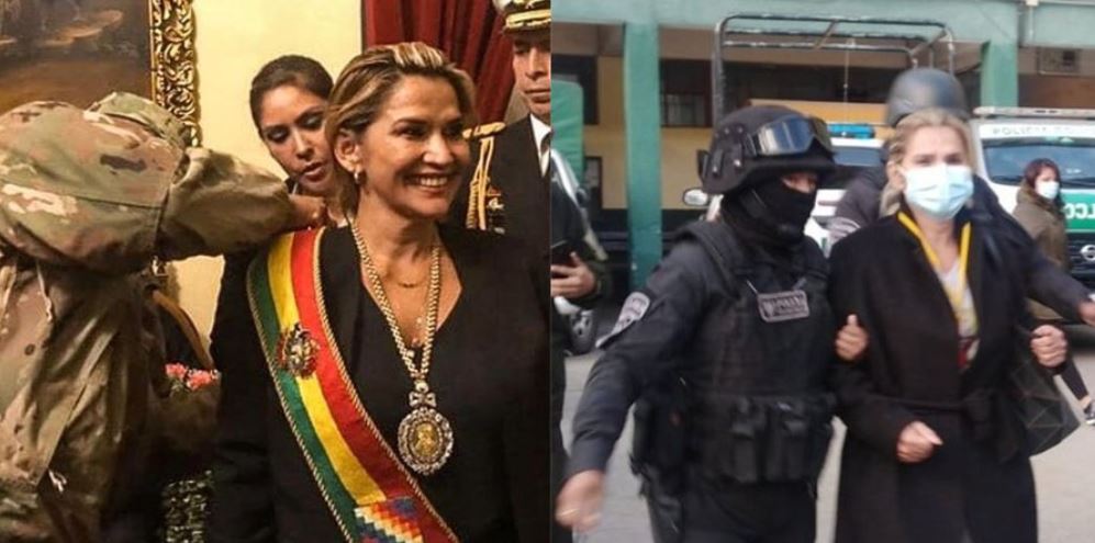 Bolivie : la chef de la sanglante junte fasciste Añez arrêtée