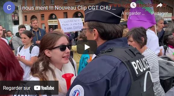Macron nous ment : le nouveau clip de la CGT de l’hôpital de Toulouse.