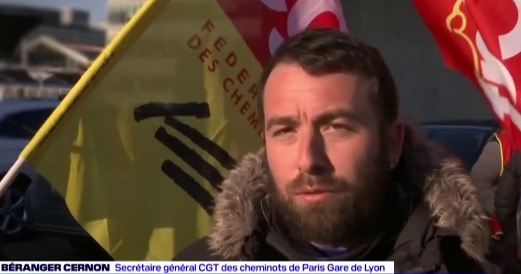 Vidéo :Entretien avec Bérenger Cernon – CGT Cheminots Gare de Lyon