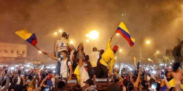 #SOSColombia le fasciste Duque fait tirer sur les manifestants, le peuple l&rsquo;oblige à stopper la réforme fiscale.