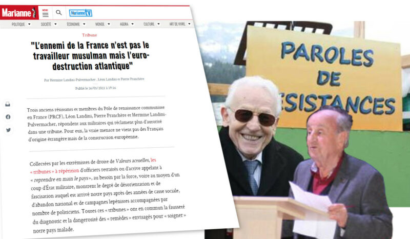 « L’ennemi de la France n’est pas le travailleur musulman mais l’euro-destruction atlantique »