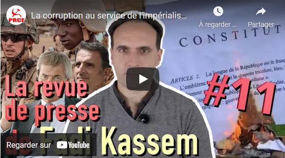 La corruption au service de l’impérialisme et de la fascisation – #LRVP de #FadiKassem n°11 #FK2022 #Alternative #RougeTricolore