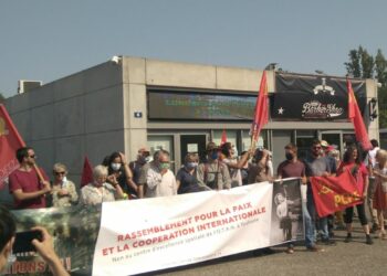 Mobilisés pour la paix, contre l’OTAN et son centre de guerre spatiale installé à Toulouse