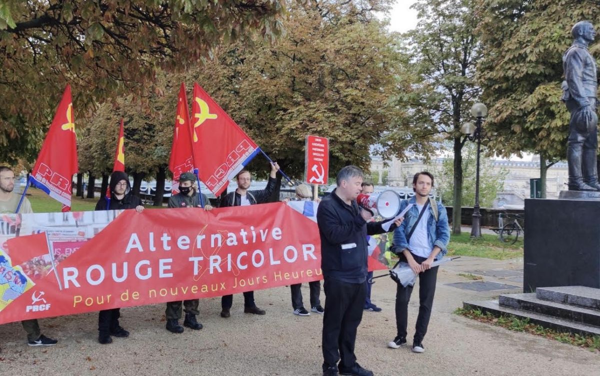 Stop à l’anticommunisme -Soutenons nos camarades allemands du DKP – la vidéo de la manifestation à Paris.