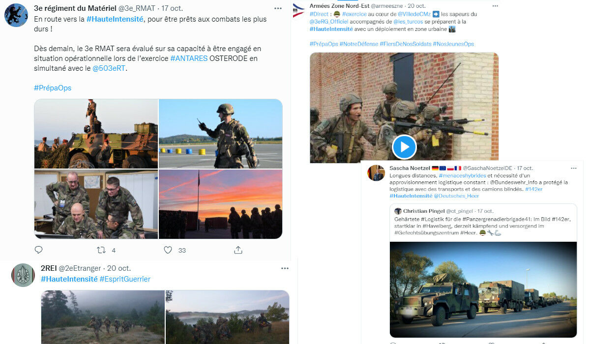 Sur Twitter, la propagande de guerre à haute intensité du chef d’état major Burkhard