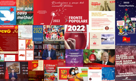 2022 Les communistes de France avec le PRCF à l’unisson des vœux des partis communistes du monde entier.
