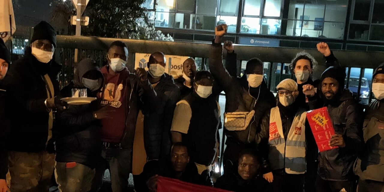 Val de Marne : le PRCF 94 apporte son appui aux travailleurs en grève de Chronopost