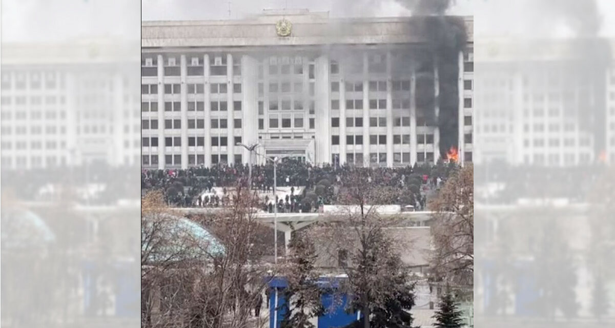 De violentes manifestations au Kazakhstan, d’abord provoquées par la misère et l’exploitation après 30 ans de capitalisme.