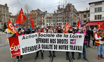Le PRCF présent aux cotés des soignants et personnels du médico-social : retour sur la manifestation à Saint Etienne.