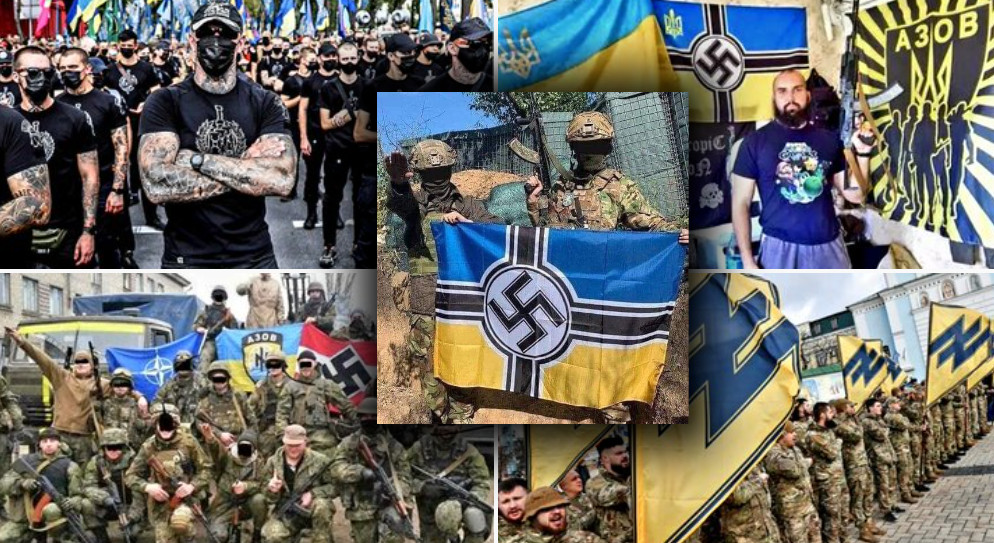 Les nazis ukrainiens enrôlent même les enfants pour la guerre Ukraine-AZOV-nazi