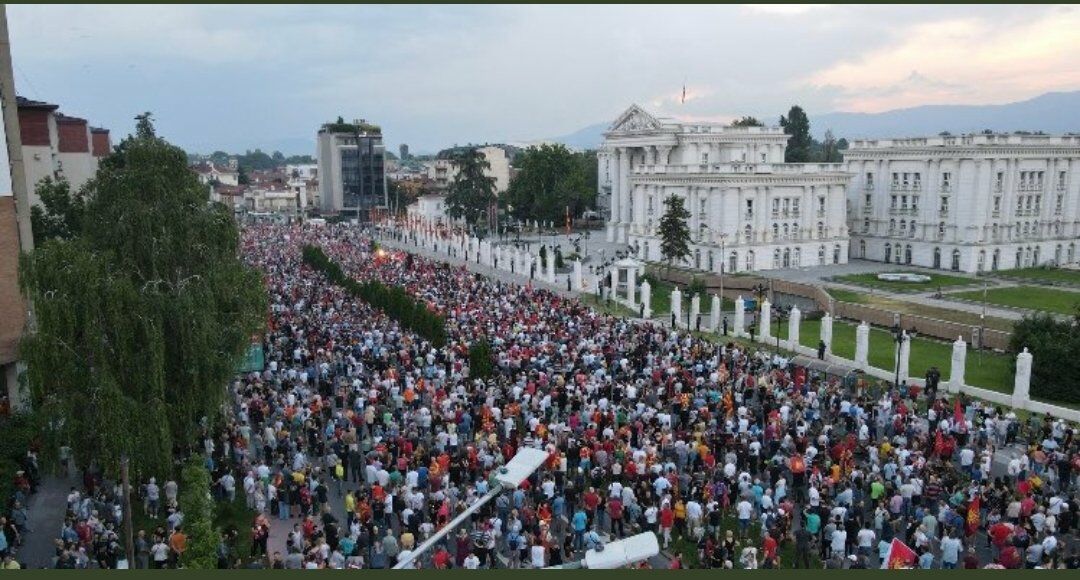 Macédoine : le peuple dans la rue contre l’UE et son diktat « bulgare ».