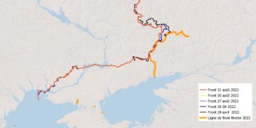 Guerre en Ukraine : la situation du front et la guerre des tranchées en cartes