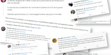 Tandis que le KPRF dénonce le traitre Gorbatchev, Roussel le célèbre : l&rsquo;arbre mutant se reconnait à ses fruits.