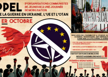 1er octobre : pour la paix, les jeunes communistes appellent à manifester pour la sortie de l’OTAN, de l’UE et le désarmement
