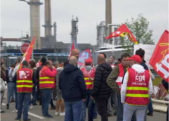 Entretien avec deux ouvriers de la chimie en grève sur piquet de Total Energie Feyzin