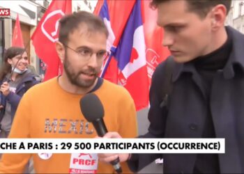 Augmenter les salaires : Retour en images sur la participation du PRCF au coté des 140 000 manifestants de la #marche16octobre