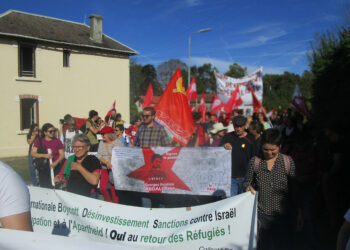 Le PRCF présent pour exiger la libération de Georges Ibrahim Abdallah, prisonnier politique embastillé depuis 38 ans à Lannemezan