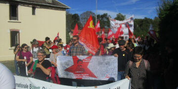 Le PRCF présent pour exiger la libération de Georges Ibrahim Abdallah, prisonnier politique embastillé depuis 38 ans à Lannemezan