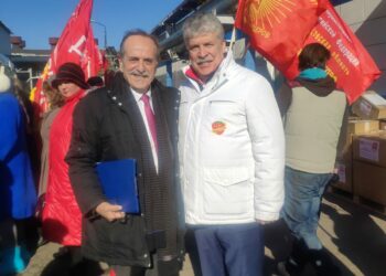 Le PRCF rencontre en Russie le KPRF et contribue à l’aide humanitaire au Donbass