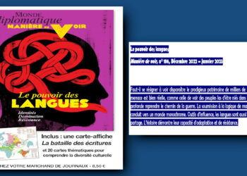 A lire dans Manière de Voir : le pouvoir des langues – par Mathieu Varnier et Georges Gastaud