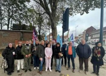 A Lens, la ministre Agnès Pannier Runacher et ses affaires dénoncée, sous les fenêtres de sa maison Dassault