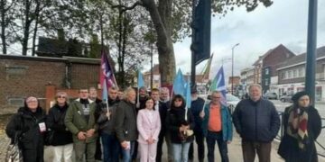 A Lens, la ministre Agnès Pannier Runacher et ses affaires dénoncée, sous les fenêtres de sa maison Dassault