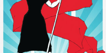 Une affiche internationaliste partagée dans 6 pays pour le #8mars, et un 8 pages pour que vive le #féminisme rouge.