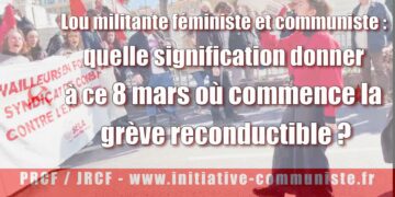La parole à Lou militante féministe  : quelle signification donner à ce #8mars où commence la grève reconductible ? [ #greve8mars #vidéo ]