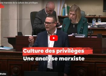 Devant les députés, le président du PTB dénonce les mécanismes qui lient les députés bourgeois à l’oligarchie.