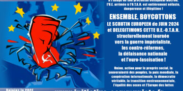 Sur les élections européennes : la motion du Comité Central du PRCF