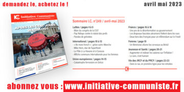 Ne manquez pas IC N°249 avril mai 2023