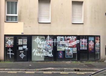 DÉGRADATION FASCISTE DU LOCAL BRESTOIS DU PCF