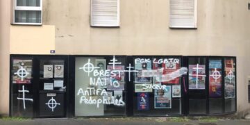 DÉGRADATION FASCISTE DU LOCAL BRESTOIS DU PCF
