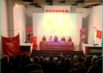 Grande Bretagne, le PRCF invité au meeting  des forces politiques anti-impérialistes à Londres, en l’honneur du 106e anniversaire de la Révolution d’Octobre