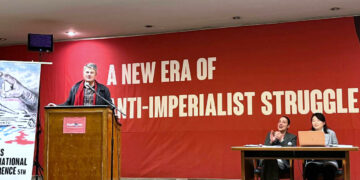 A Athènes, avec la plateforme anti impérialiste mondiale le PRCF présent pour la solidarité internationaliste et la paix face au capitalisme.