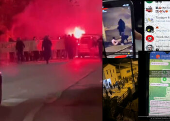 A Romans sur Isère, l’extrême droite organise une ratonnade et recueille le soutien fascisant de la droite.