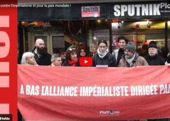 Le PRCF contre l’impérialisme et pour la paix mondiale ! en vidéo la prise de parole à Paris.