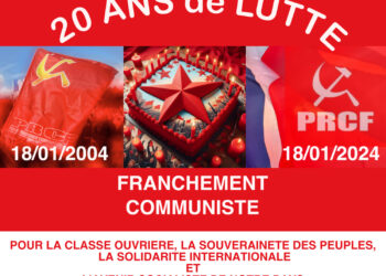 18 janvier 2004-18 janvier 2024 : le Pôle de Renaissance communiste en France fête ses vingt ans !