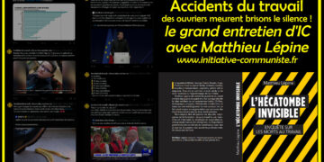 Accidents du travail : des ouvriers meurent brisons le silence ! le grand entretien avec Matthieu Lépine