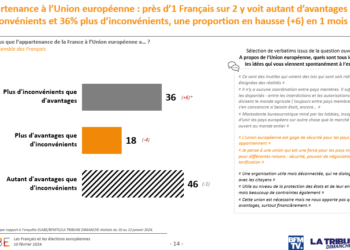 Sondage : l’Union Européenne majoritairement et de plus en plus rejetée par le peuple de France