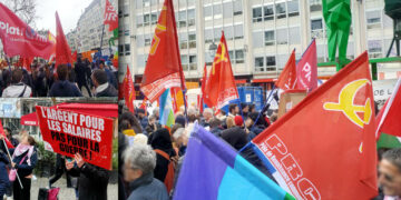 Paix, salaires, solidarité et campagne contre l&rsquo;UE pour faire place aux peuples, les communistes sur tous les terrains avec le PRCF et les JRCF.
